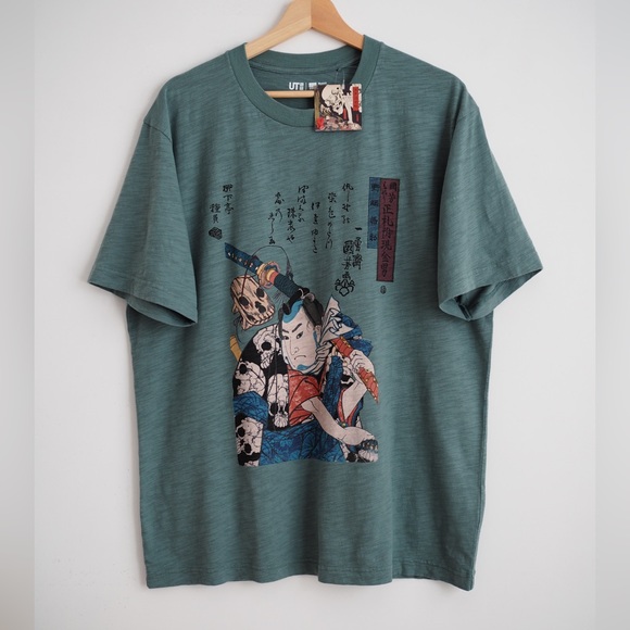 Maglietta Uniqlo UT Demon Slayer Hashira &ndash; Taglia M Uomo &ndash; Bianca &ndash; Originale Giappone